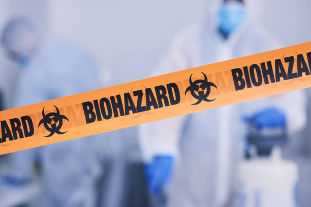 Professional Biohazard Cleanup technician working in Green, OR